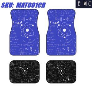 New E=M/C Car Mats 4 pcs set mat matted mattingly gift mat mats gifted matting